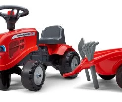Falk 1-3 241C Τρακτέρ Baby Massey Ferguson Κόκκινο + Καρότσα (241C) -Ηλεκτροκίνητα Κατάστημα 200736 4 scaled 1