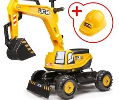 Falk 3-7 129 Φορτωτή Jcb Excavator Κίτρινος+Κράνος (135)