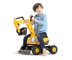 Falk 3-7 129 Φορτωτή Jcb Excavator Κίτρινος+Κράνος (135) -Ηλεκτροκίνητα Κατάστημα 200744 6 scaled 1