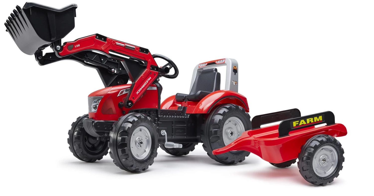 Falk 3-7 3020ΑΜ Τρακτέρ Mc Cormick Backhoe Κόκκινο + Καρότσα (3020AM) 3 Falk 3-7 3020ΑΜ Τρακτέρ Mc Cormick Backhoe Κόκκινο + Καρότσα (3020AM)