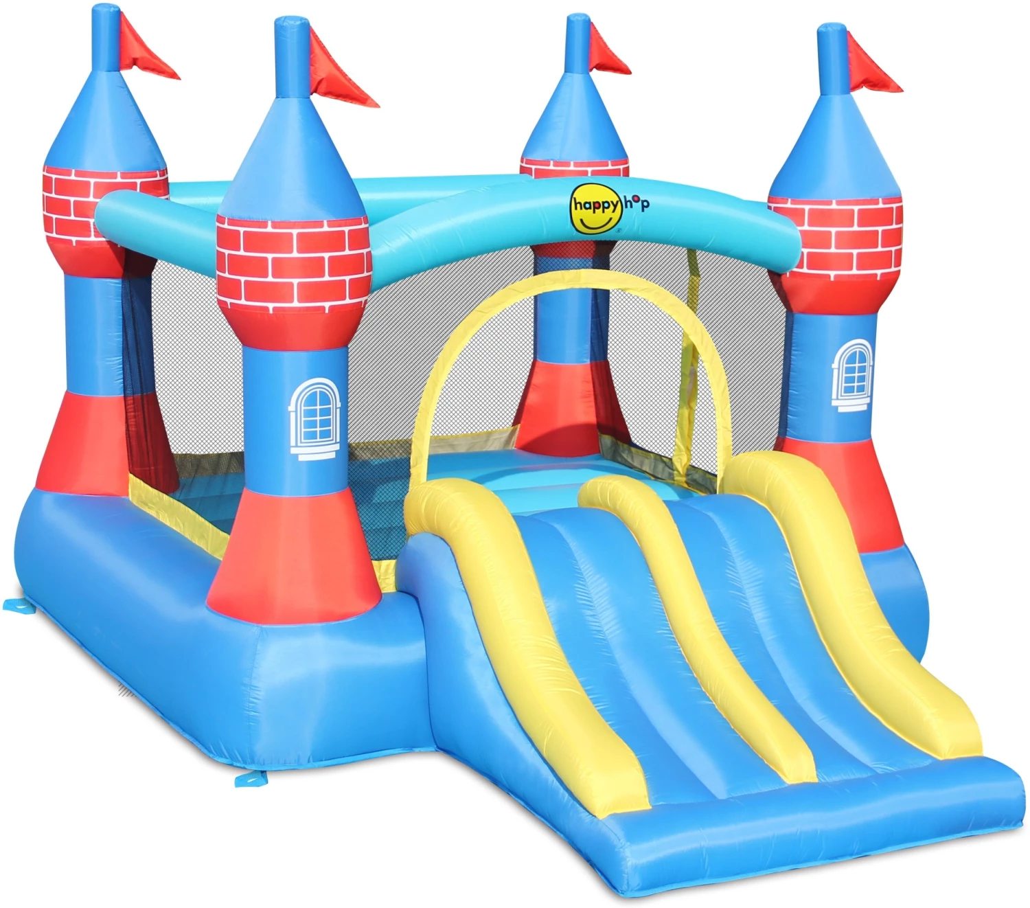 Happy Hop Τραμπολίνο Castle Bouncer Με Διπλή Τσουλήθρα (9512) 8 Happy Hop Τραμπολίνο Castle Bouncer Με Διπλή Τσουλήθρα (9512) - Image 6