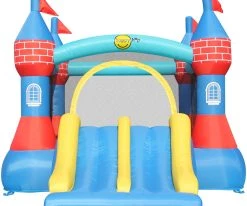 Happy Hop Τραμπολίνο Castle Bouncer Με Διπλή Τσουλήθρα (9512) 10 Happy Hop Τραμπολίνο Castle Bouncer Με Διπλή Τσουλήθρα (9512) -Ηλεκτροκίνητα Κατάστημα 201083 2