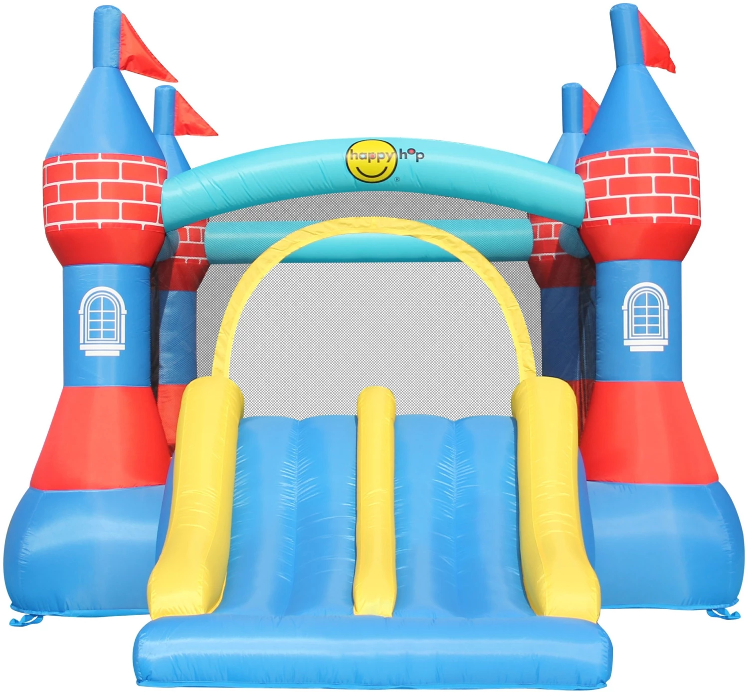 Happy Hop Τραμπολίνο Castle Bouncer Με Διπλή Τσουλήθρα (9512) 5 Happy Hop Τραμπολίνο Castle Bouncer Με Διπλή Τσουλήθρα (9512) - Image 3