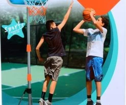 Blue Toys Μπασκέτα Basketball Game Με Μπάλα Και Τρόμπα 58 εκ. (MKK629349) -Ηλεκτροκίνητα Κατάστημα 201392 1