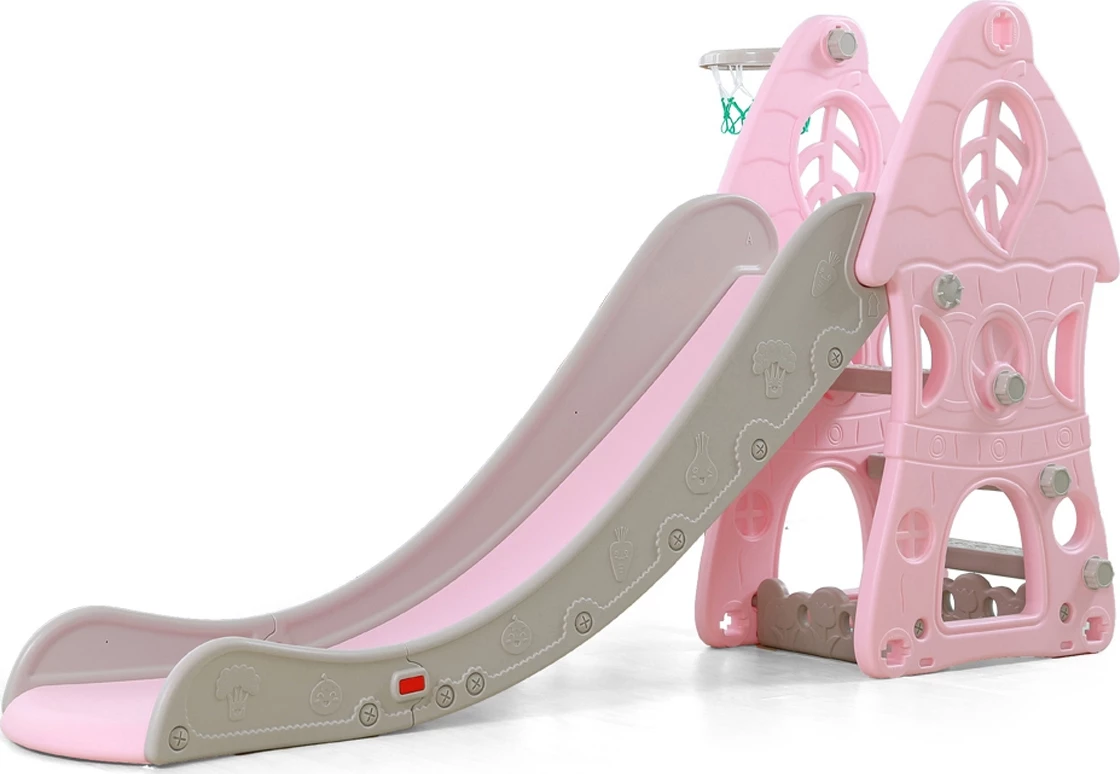 Moni Τσουλήθρα-Μπασκέτα Zimbo Pink (107042) 3 Moni Τσουλήθρα-Μπασκέτα Zimbo Pink (107042)