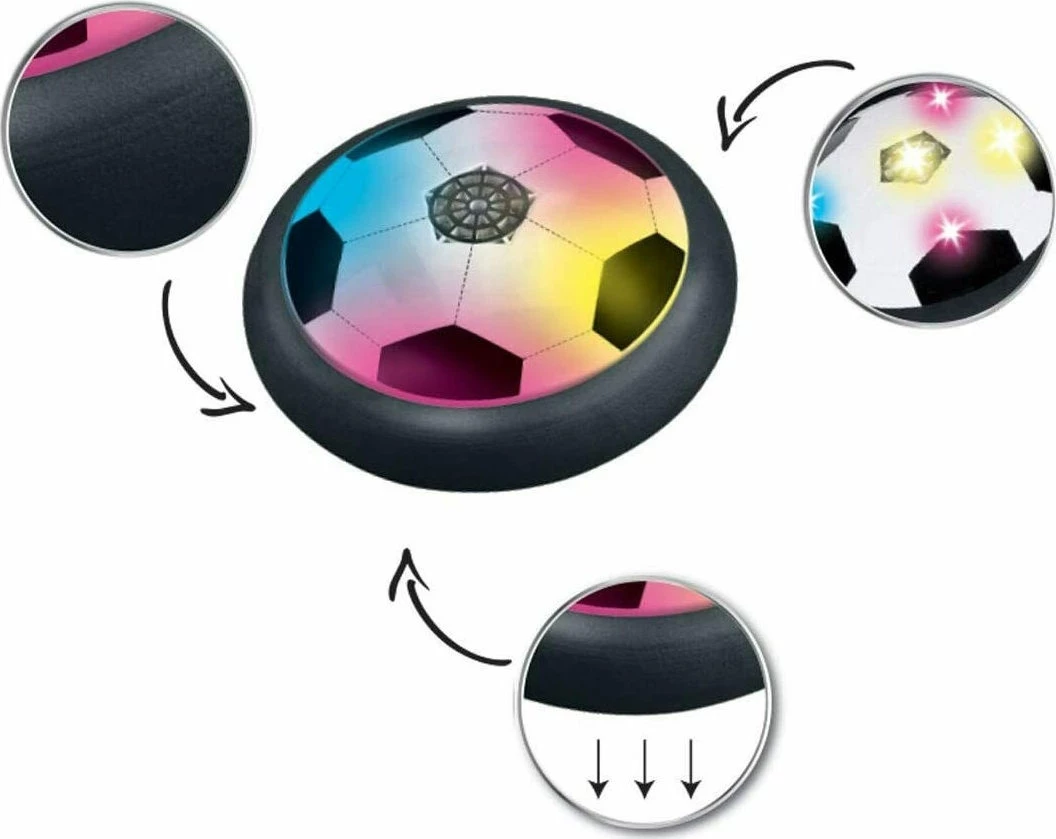 Lexibook Aerofoot Σετ Τέρματα Και Δίσκος Ποδοσφαίρου Μπάλα Με Φως (25.JG980) 6 Lexibook Aerofoot Σετ Τέρματα Και Δίσκος Ποδοσφαίρου Μπάλα Με Φως (25.JG980) - Image 4