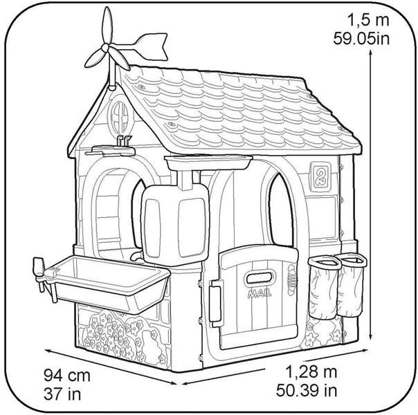 Feber Οικολογικό Σπιτάκι (800013004)Feber 5 Feber Οικολογικό Σπιτάκι (800013004)Feber - Image 3
