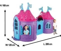 Pilsan Διπλό Πριγκιπικό Κάστρο Μωβ 285x125x168 εκ. (07-964) -Ηλεκτροκίνητα Κατάστημα 211358 1