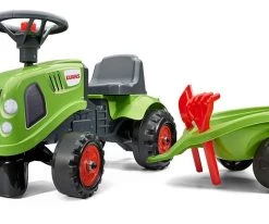 Falk Παιδικό Τρακτέρ Claas 212C Πράσινο και Καρότσα (212C) -Ηλεκτροκίνητα Κατάστημα 216168 1