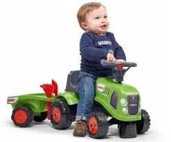Falk Παιδικό Τρακτέρ Claas 212C Πράσινο και Καρότσα (212C) -Ηλεκτροκίνητα Κατάστημα 216168 2