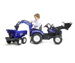 Falk Τρακτέρ 3090W New Holland με Διπλό Εκσκαφέα Μπλε και Καρότσα (3090W) -Ηλεκτροκίνητα Κατάστημα 216177 4