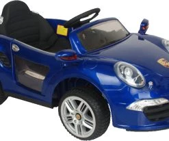 MG Toys Τηλεκατευθυνομενο Μπαταριοκινητο Αυτοκινητο 911 Style Μπλε 12V Για Παιδια (412170)