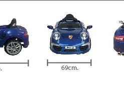 MG Toys Τηλεκατευθυνομενο Μπαταριοκινητο Αυτοκινητο 911 Style Μπλε 12V Για Παιδια (412170) -Ηλεκτροκίνητα Κατάστημα 412170 3 1