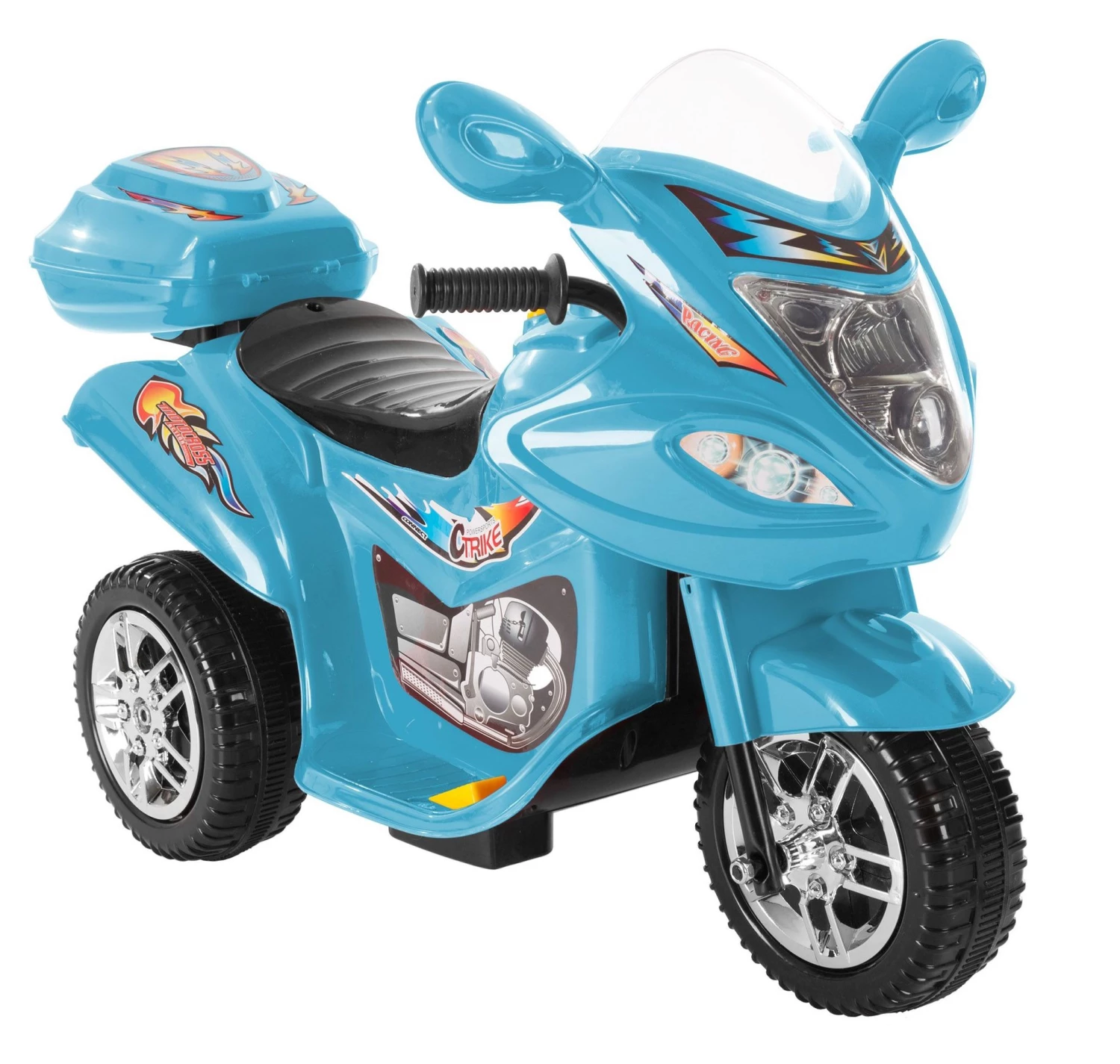 MG Toys Μπαταριοκινητη Μηχανη Mini Motorcycle 6 Volt Μπλε Για Παιδια (412178) 3 MG Toys Μπαταριοκινητη Μηχανη Mini Motorcycle 6 Volt Μπλε Για Παιδια (412178)
