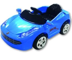 MG Toys Τηλεκατευθυνομενο Μπαταριοκινητο Αυτοκινητο Style Μπλε 6V Για Παιδια (412186)