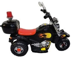 MG Toys Μπαταριοκίνητη Μηχανή 6V Μαύρη Για Παιδιά (412220) -Ηλεκτροκίνητα Κατάστημα 412220 3 scaled 1