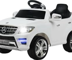 MG Toys Τηλεκατευθυνόμενο Μπαταριοκίνητο Mercedes Benz ML350 Licenced 12V4,5Ah Λευκό (412223)