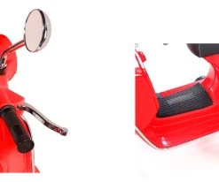 MG Toys Vespa Licenced 6V 4.5AH Red Color (412232) -Ηλεκτροκίνητα Κατάστημα 412232 5