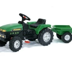 Falk 876J Τρακτερ Για Παιδια Και Καροτσα Παρασινο (876J)