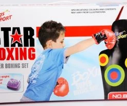 Blue Toys Μποξ Σετ Star Boxing Set Παιδικο Με 8 Ηχους (MKF358545)