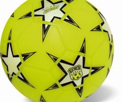 Star Μπαλα Ποδοσφαιρου Νο5 Φλουο Κιτρινη Με Αστερι 23Cm (912)