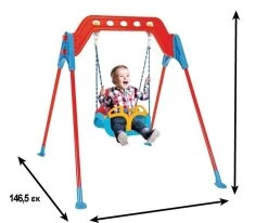 Pilsan Κούνια Μεγάλη Samba A-Frame Με Αλυσίδα (07-968) -Ηλεκτροκίνητα Κατάστημα 682373 3