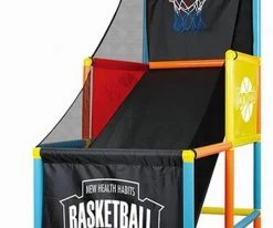 Blue Toys Μπασκέτα Σετ Basketball Stands Game Με Μπάλα Και Τρόμπα NO.0754-900A (MKK868938)