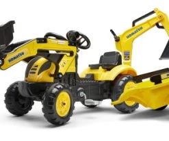 Falk 2076N Komatsu Φορτωτής+Εκσκαφέας Με Καρότσα Κίτρινο (2-5 Ετών) (2076N) -Ηλεκτροκίνητα Κατάστημα 687708 1