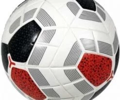 Μπάλα Ποδοσφαίρου Δερμάτινη Καμπύλες Ριγέ No5 (20-01408)