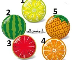 Μπάλα Star Juice Fruits 14 Εκατοστά (Καρπούζι-Λεμόνι-Ανανάς-Πορτοκάλι) (2942) -Ηλεκτροκίνητα Κατάστημα 689259 1