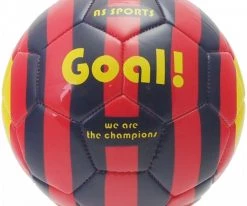 AS το καλό παιχνίδι Μπάλα Δερμάτινη Ποδοσφαίρου Μικρή Color Rings Nano (5001-15982)