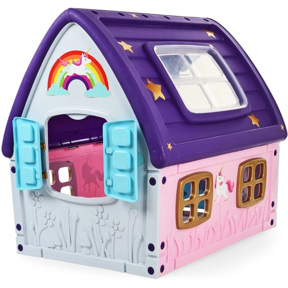 Starplast Σπίτι Unicorn Grand House Ρόζ/Γκρί (022561) 5 Starplast Σπίτι Unicorn Grand House Ρόζ/Γκρί (022561) - Image 3