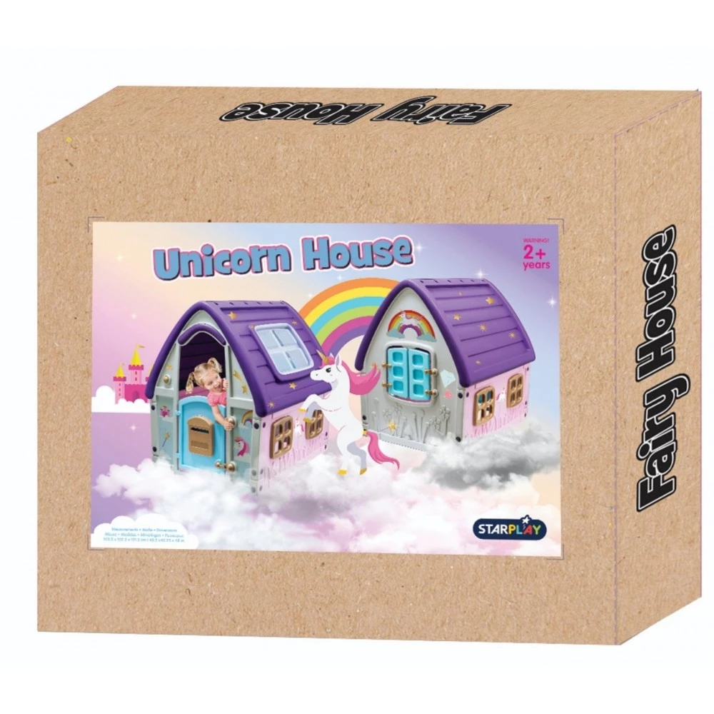 Starplast Σπίτι Unicorn Grand House Ρόζ/Γκρί (022561) 7 Starplast Σπίτι Unicorn Grand House Ρόζ/Γκρί (022561) - Image 5