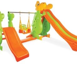 Pilsan Κέντρο Δραστηριοτήτων Big Dino Με 2 Τσουλήθρες Και Κούνια (07-960) -Ηλεκτροκίνητα Κατάστημα 699874 1